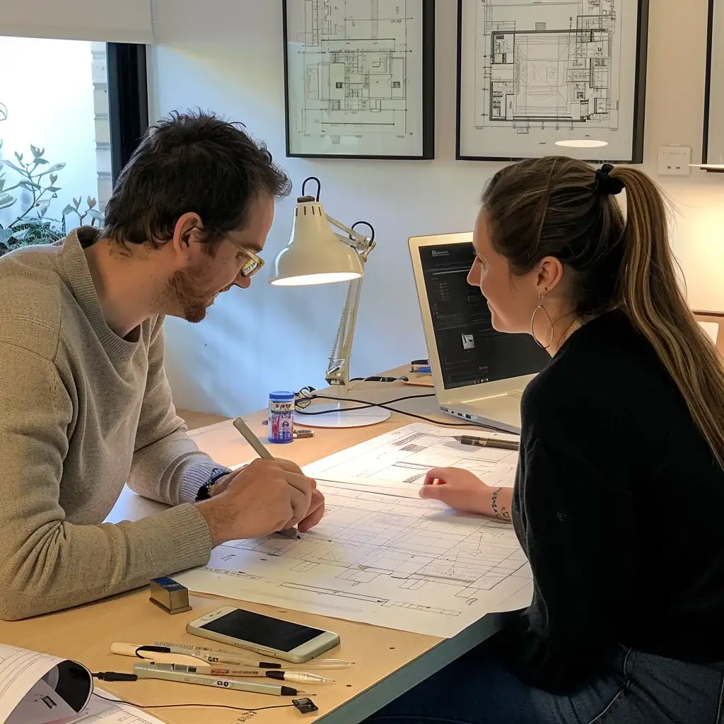 Team Working Around Table Converted
